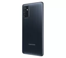 Samsung Galaxy M52 5G czarny tył lewy bok