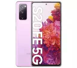 Samsung Galaxy S20 FE lawendowy front i tył Samsung Galaxy S20 FE lawendowy front i tył