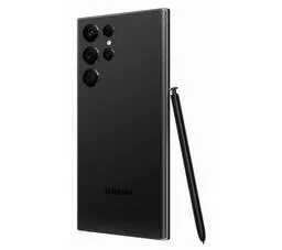 Samsung Galaxy S22 Ultra czarny tył lewy bok