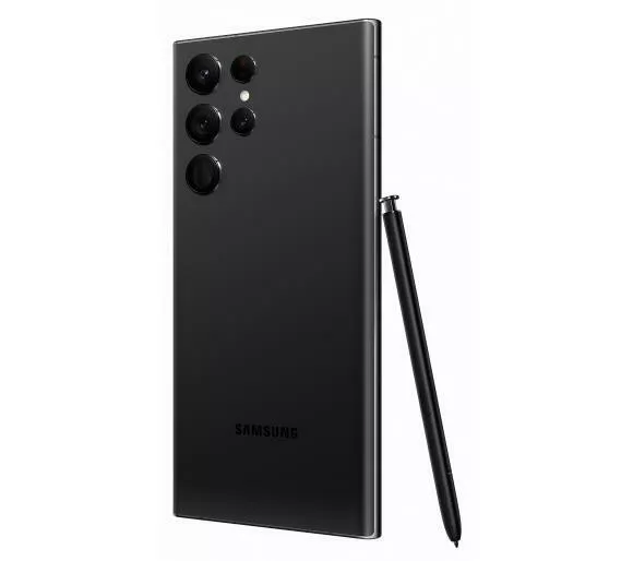 samsung galaxy s22 ultra czarny tyl lewy bok