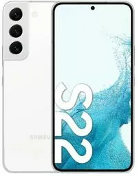 Samsung Galaxy S22 biały front i tył Samsung Galaxy S22 biały front i tył