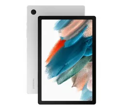 Samsung Galaxy Tab A8 srebrny front i tył Samsung Galaxy Tab A8 srebrny front i tył
