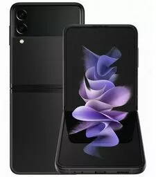 Samsung Galaxy Z Flip3 czarny front i tył