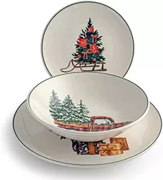 Serwis stołowy 18 sztuk Jingle w Stoneware Serwis stołowy 18 sztuk Jingle w Stoneware