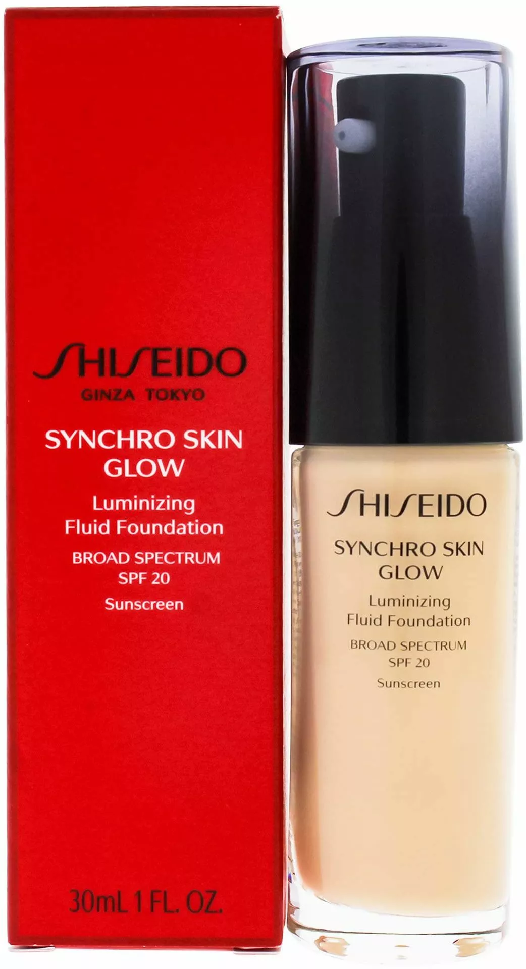 shiseido synchro skin glow luminizing fluid foundation gold