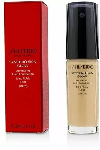 shiseido synchro skin glow luminizing fluid foundation podklad rozjasniajacy spf 20 odcien neutral