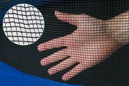 Siatka do trampoliny prezentacja oczek Siatka do trampoliny prezentacja oczek