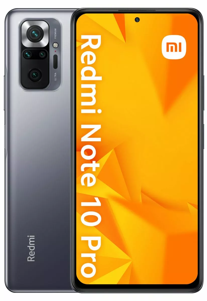 smartfon xiaomi redmi note 10 pro 6 128gb szary front tyl