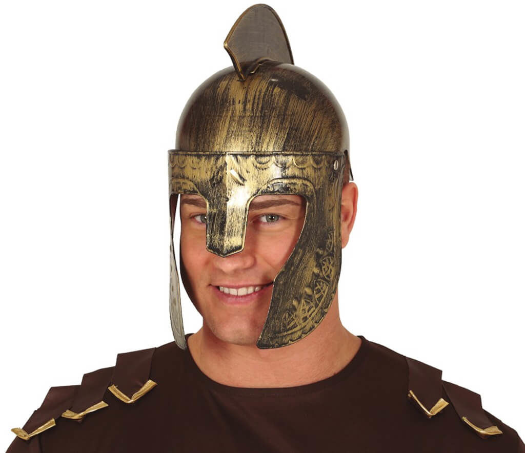 Hełm Gladiatora dla dorosłych lub dzieci. Rozmiar uniwersalny Hełm Gladiatora dla dorosłych lub dzieci. Rozmiar uniwersalny