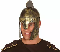 Hełm Gladiatora dla dorosłych lub dzieci. Rozmiar uniwersalny Hełm Gladiatora dla dorosłych lub dzieci. Rozmiar uniwersalny