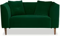 Mini sofa welurowa na nóżkach Mini sofa welurowa na nóżkach