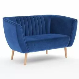 Sofa dwuosobowa do salonu na wysokich nóżkach PAS Sofa dwuosobowa do salonu na wysokich nóżkach PAS
