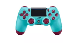 Kontroler PS4 w kolorze niebieskiej jagody przód