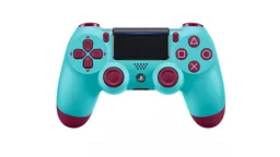 Kontroler PS4 w kolorze niebieskiej jagody przód Kontroler PS4 w kolorze niebieskiej jagody przód