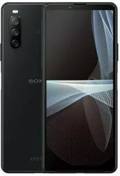 Sony Xperia 10 czarny front i tył