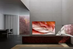 Telewizor Sony XR-65X90J umieszczony w salonie