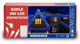 Sople 300 Led Lampki Zewnętrzne Niebieskie IP44 Sople 300 Led Lampki Zewnętrzne Niebieskie IP44