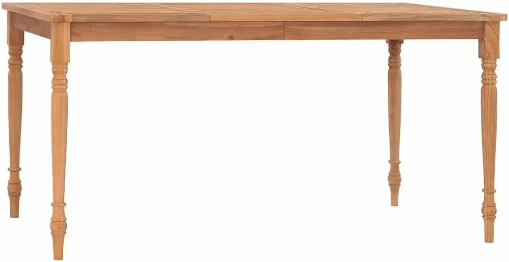 stol kuchenny vidaxl batavia lite drewno tekowe stol rustykalny