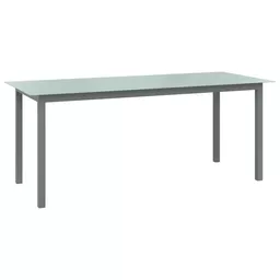 Stół ogrodowy aluminiowy VidaXl lewy bok