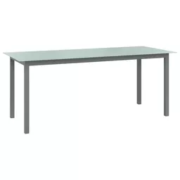 Stół ogrodowy aluminiowy VidaXl lewy bok Stół ogrodowy aluminiowy VidaXl lewy bok