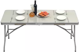 Stół ogrodowy aluminiowy rozkładany WOLTU zbliżenie na ustawienie Stół ogrodowy aluminiowy rozkładany WOLTU zbliżenie na ustawienie