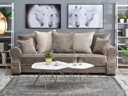 KOMPLET DWÓCH STOLIKÓW KAWOWYCH GLAMOUR PENTA BIAŁY POŁYSK NA MIEDZIANYCH NOGACH KOMPLET DWÓCH STOLIKÓW KAWOWYCH GLAMOUR PENTA BIAŁY POŁYSK NA MIEDZIANYCH NOGACH