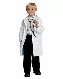 Strój lekarza dla dzieci biały