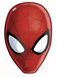 Papierowa maska na twarz dla dzieci Spidermana