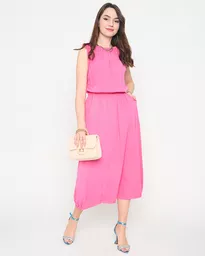 Sukienka z kieszeniami RoyalFashion fuksjowa Sukienka z kieszeniami RoyalFashion fuksjowa