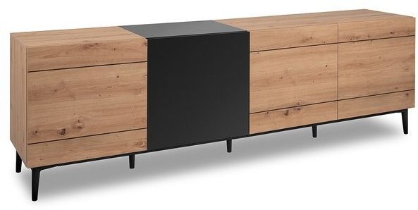 Szafka rtv 200 cm dębowa Szafka rtv 200 cm dębowa
