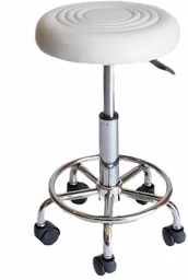 Taboret na kółkach Gabi Smart biały Taboret na kółkach Gabi Smart biały