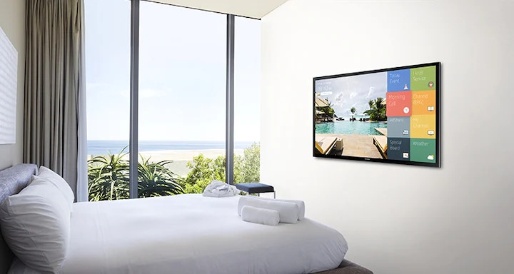 Telewizor Samsung w sypialni Telewizor Samsung w sypialni