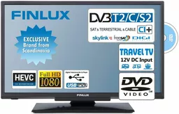 Telewizor DVB-T2 HEVC z zasilaniem 12 V
