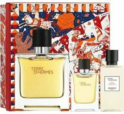 Hermes Terre D Hermes Parfum SET Parfém 75 ml Parfém 5 ml Woda po goleniu 40 ml