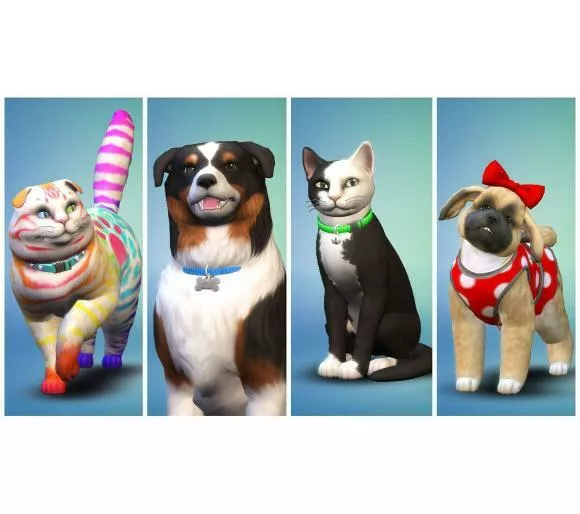 the sims 4 psy i koty screen z gry 3