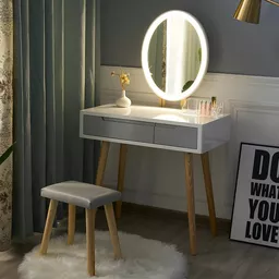 Toaletka led biała YOURLITE prezentacja ustawienia w pomieszczeniu Toaletka led biała YOURLITE prezentacja ustawienia w pomieszczeniu