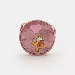 Torebka z Garfieldem różowy brokat Torebka z Garfieldem różowy brokat