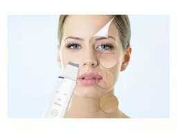 Urządzenie do peelingu kawitacyjnego Anlan ALDRY03 02 białe wizualizacja działania Urządzenie do peelingu kawitacyjnego Anlan ALDRY03 02 białe wizualizacja działania
