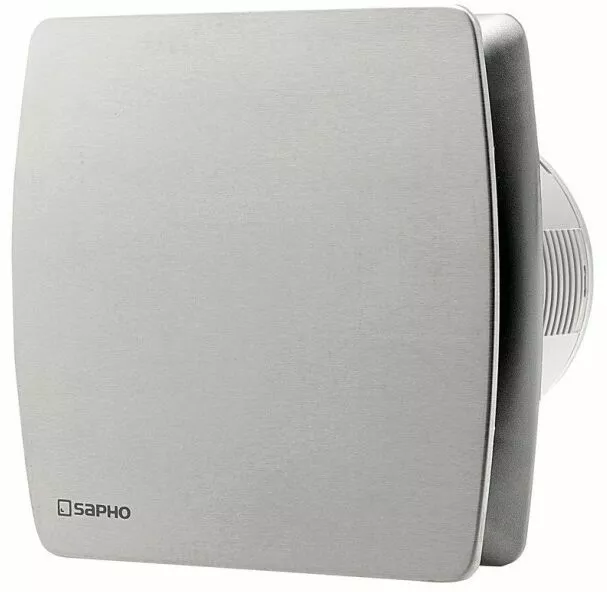 sapho lex lazienkowy wentylator osiowy 15w 100mm stal nierdzewna lx103