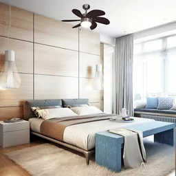 Bestron Wentylator sufitowy z lampą DC30BC 75 cm 50 W chromowy Bestron Wentylator sufitowy z lampą DC30BC 75 cm 50 W chromowy