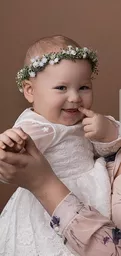 wianek chrzest niemowlę boho zieleń wianek chrzest niemowlę boho zieleń