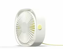 Plastikowy wentylator USB na biurko VITAMMY iFan biały Plastikowy wentylator USB na biurko VITAMMY iFan biały