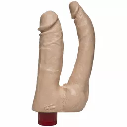 Gumowy wibrator analny do podwójnej penetracji
