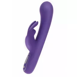 Fioletowy wibrator z króliczkiem ToyJoy - skos Fioletowy wibrator z króliczkiem ToyJoy - skos