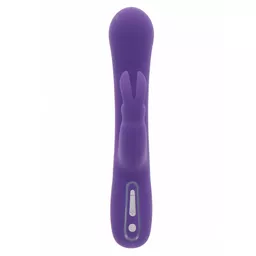 Fioletowy wibrator z króliczkiem ToyJoy - przód Fioletowy wibrator z króliczkiem ToyJoy - przód