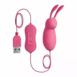 Wibrujące jajeczko z kablem USB z dodatkowym króliczkiem Wibrujące jajeczko z kablem USB z dodatkowym króliczkiem