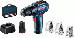 Bosch GSB 12V 30 Professional 0615990M4L Akumulatorowa wiertarko wkrętarka udarowa Bosch GSB 12V 30 Professional 0615990M4L Akumulatorowa wiertarko wkrętarka udarowa