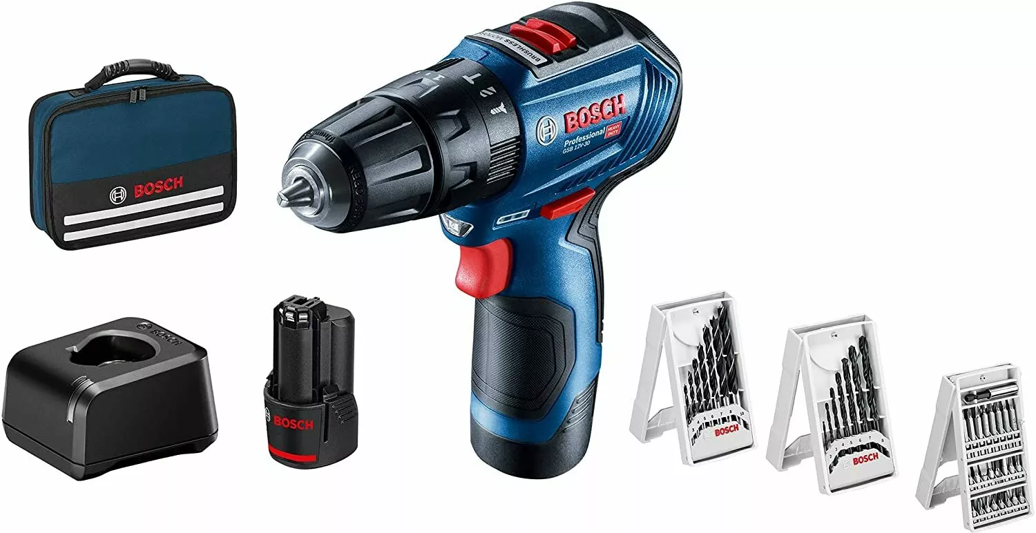 bosch gsb 12v 30 professional 0615990m4l akumulatorowa wiertarko wkretarka udarowa