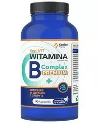 Opakowanie tabletek XeniVit witamina B Complex Premium Opakowanie tabletek XeniVit witamina B Complex Premium