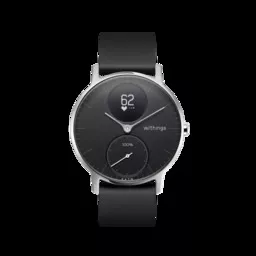 Smartwatch Withings Steel HR 36 mm czarny pasek ekran